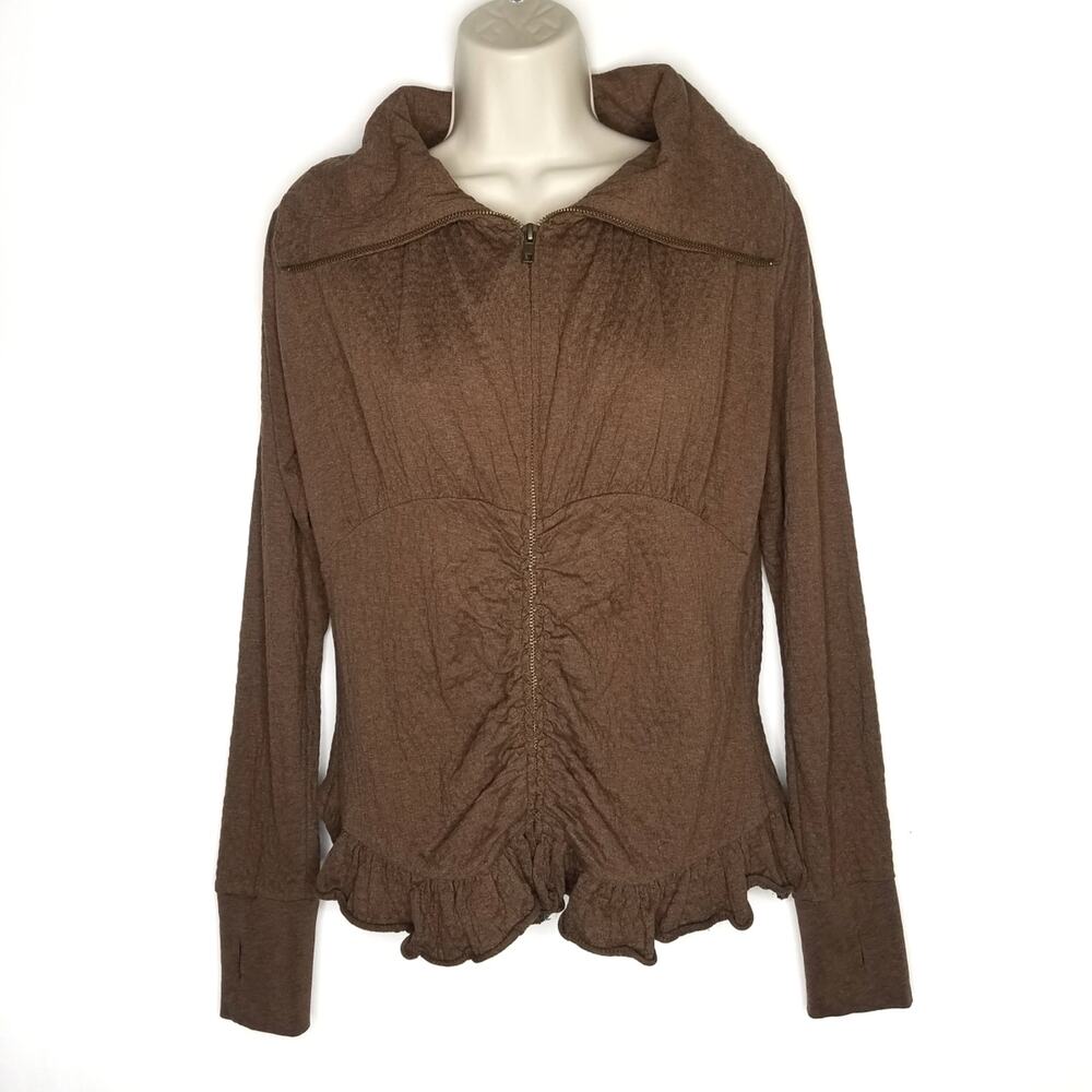 Matilda Jane Stealth Jacket Brown Full Zip S